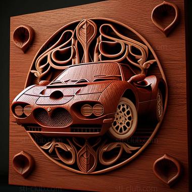 3D мадэль Alfa Romeo 33 Stradale (STL)